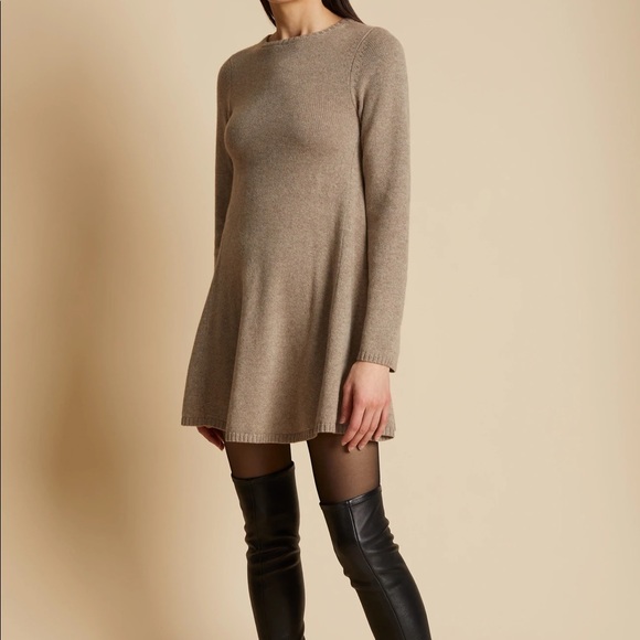 Khaite Dresses | Like New Khaite Cashmere Sweater Dress | Color: Brown | Size: S | Stylistcloset0's Closet